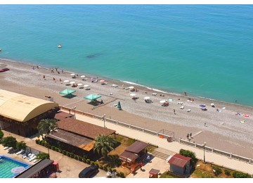 Собственный пляж| Гранд Отель «Абхазия »| Республика Абхазия, Гагра