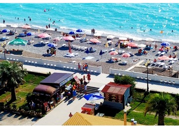 Собственный пляж| Гранд Отель «Абхазия »| Республика Абхазия, Гагра